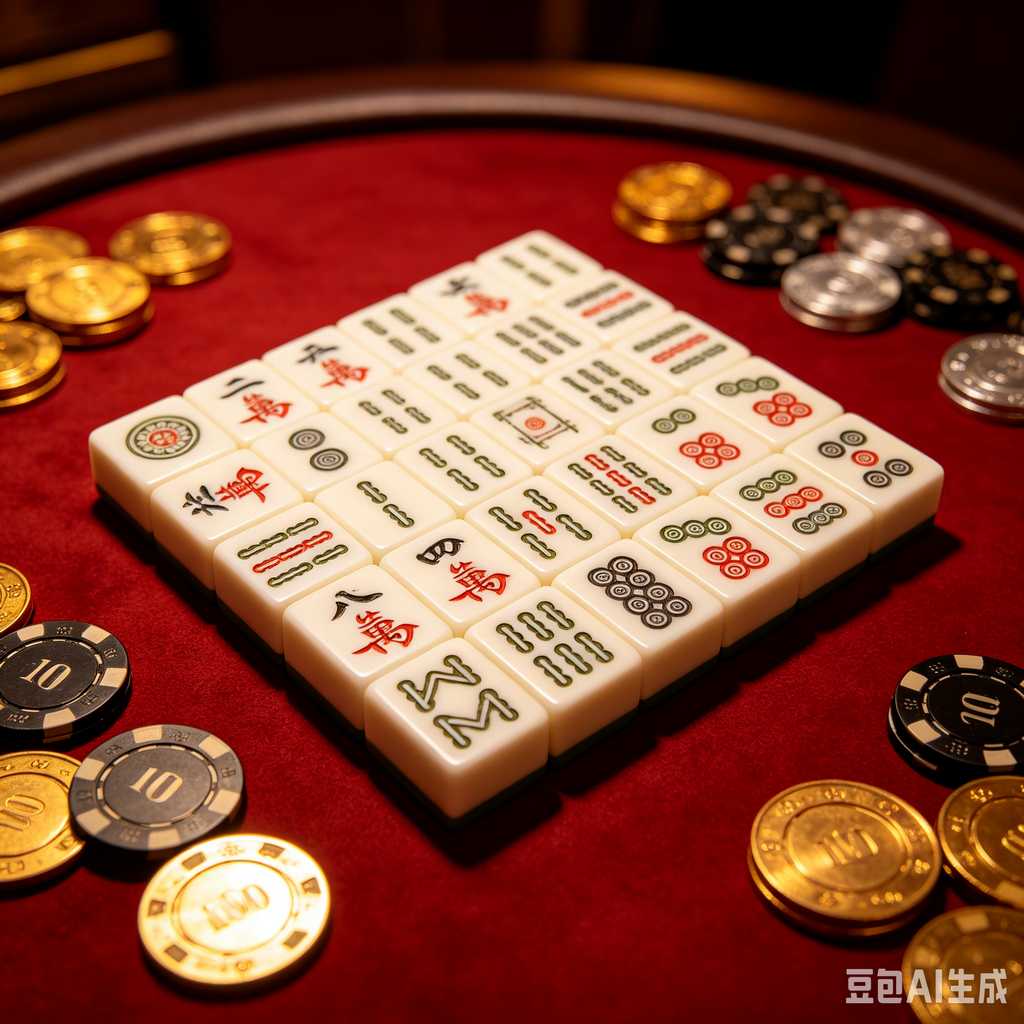 simple text mahjong tiles